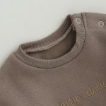 Polinkety Newborn Baby Boy Fall Romper Onesie Little Dude Embroidery Long Sleeve Footless Jumpsuit Winter Outfit Clothes - Image 4